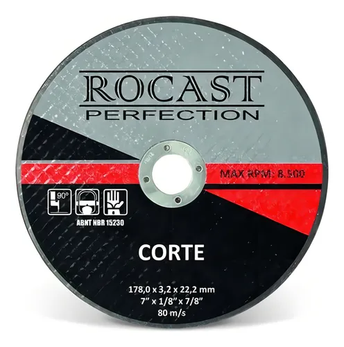 Disco de Corte Rocast 7.1/8"x7/8"