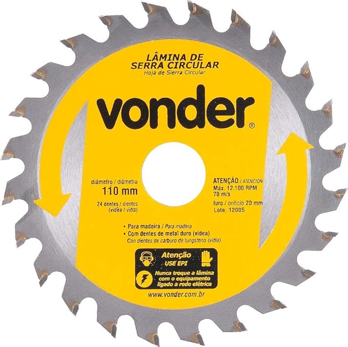 Disco de Corte Vonder 24 Dentes