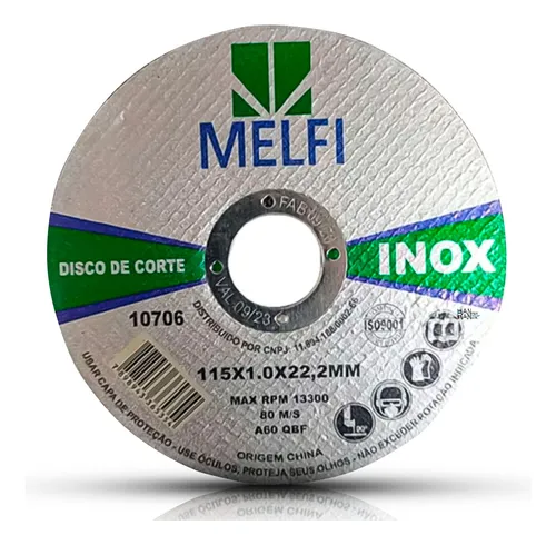 Disco de Corte Melfi 4.1/2"x7/8"