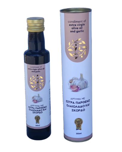 Huile d'olive à l'ail 250ml