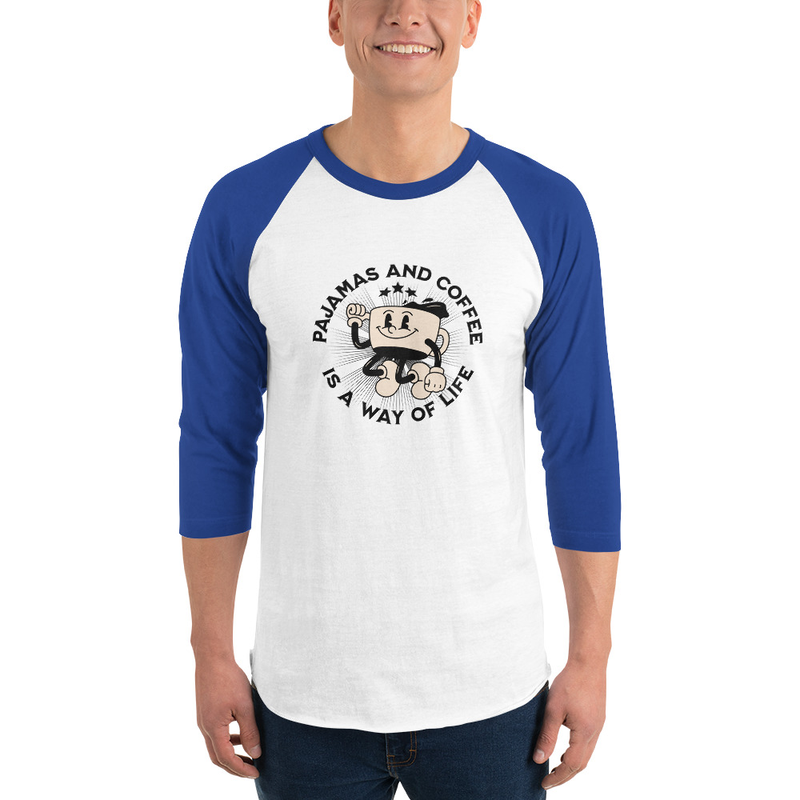 3/4 sleeve raglan shirt