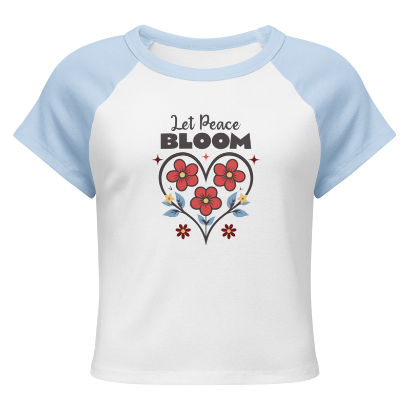 Women’s micro rib raglan baby tee