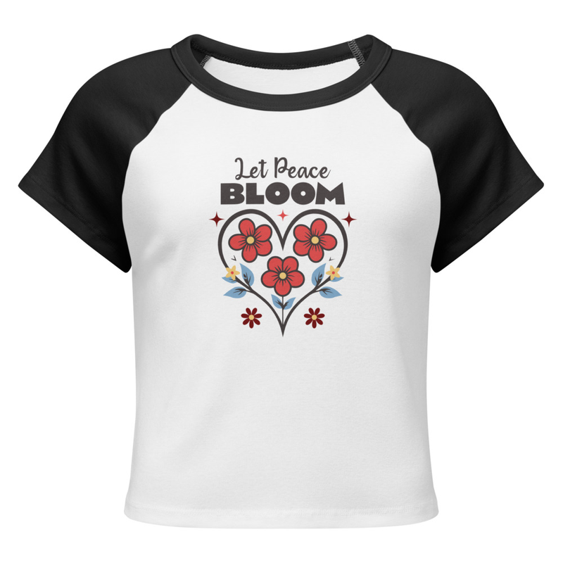 Women’s micro rib raglan baby tee