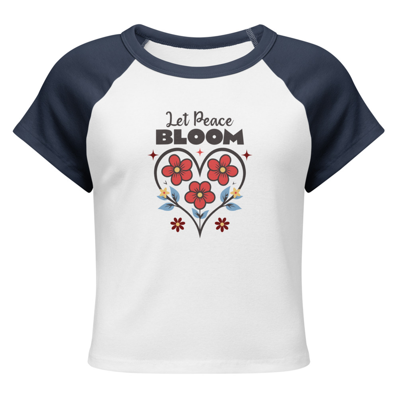 Women’s micro rib raglan baby tee