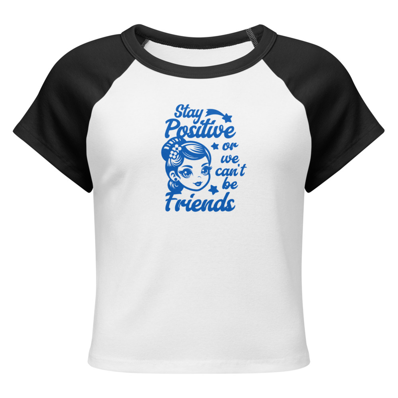 Women’s micro rib raglan baby tee