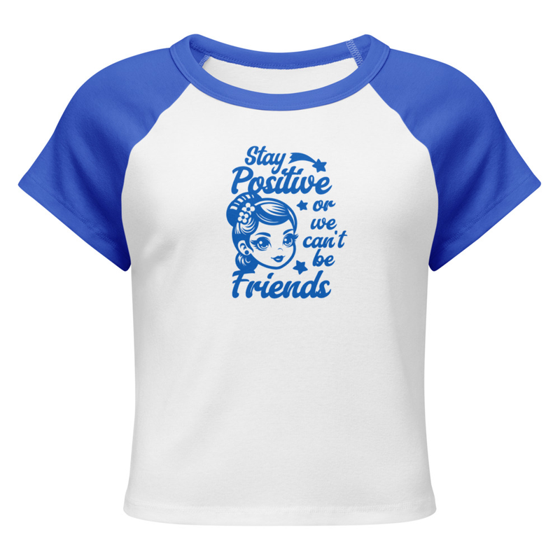 Women’s micro rib raglan baby tee