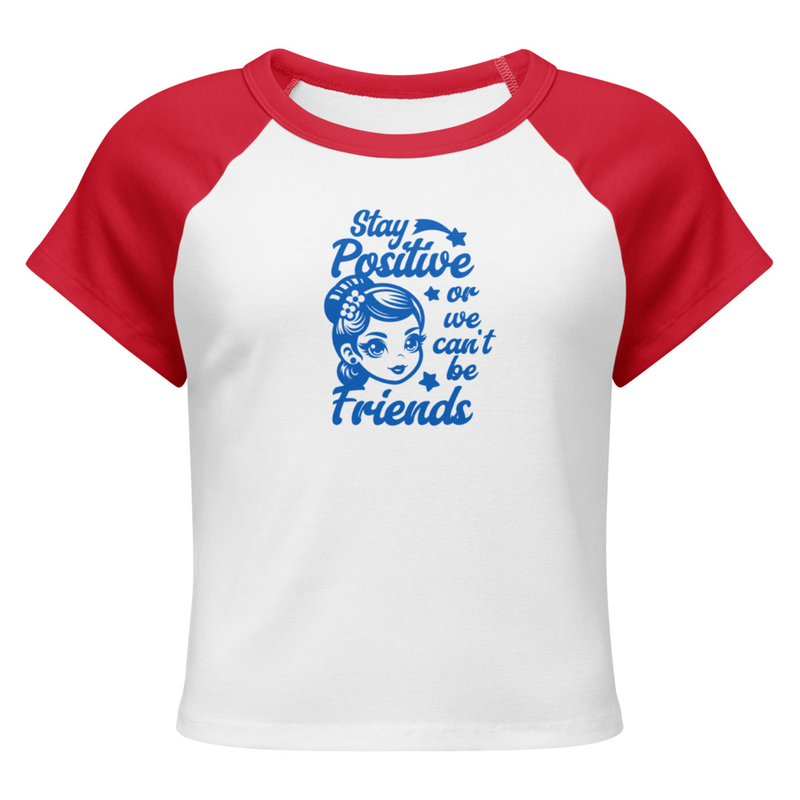 Women’s micro rib raglan baby tee