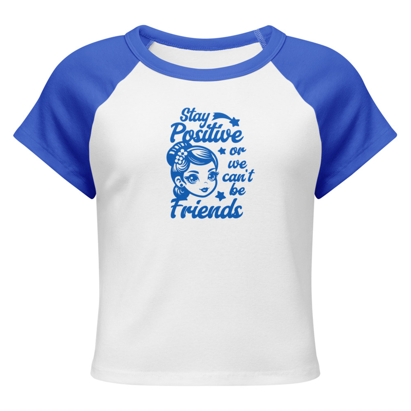 Women’s micro rib raglan baby tee