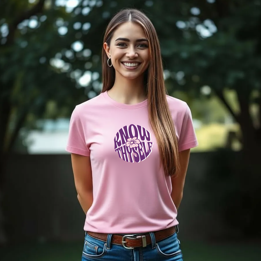 Know Thyself Pink T-Shirt