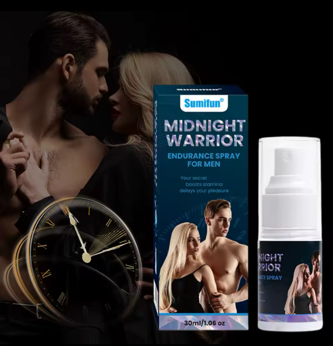 Sumifun Midnight Warrior Endurance Spray for Men