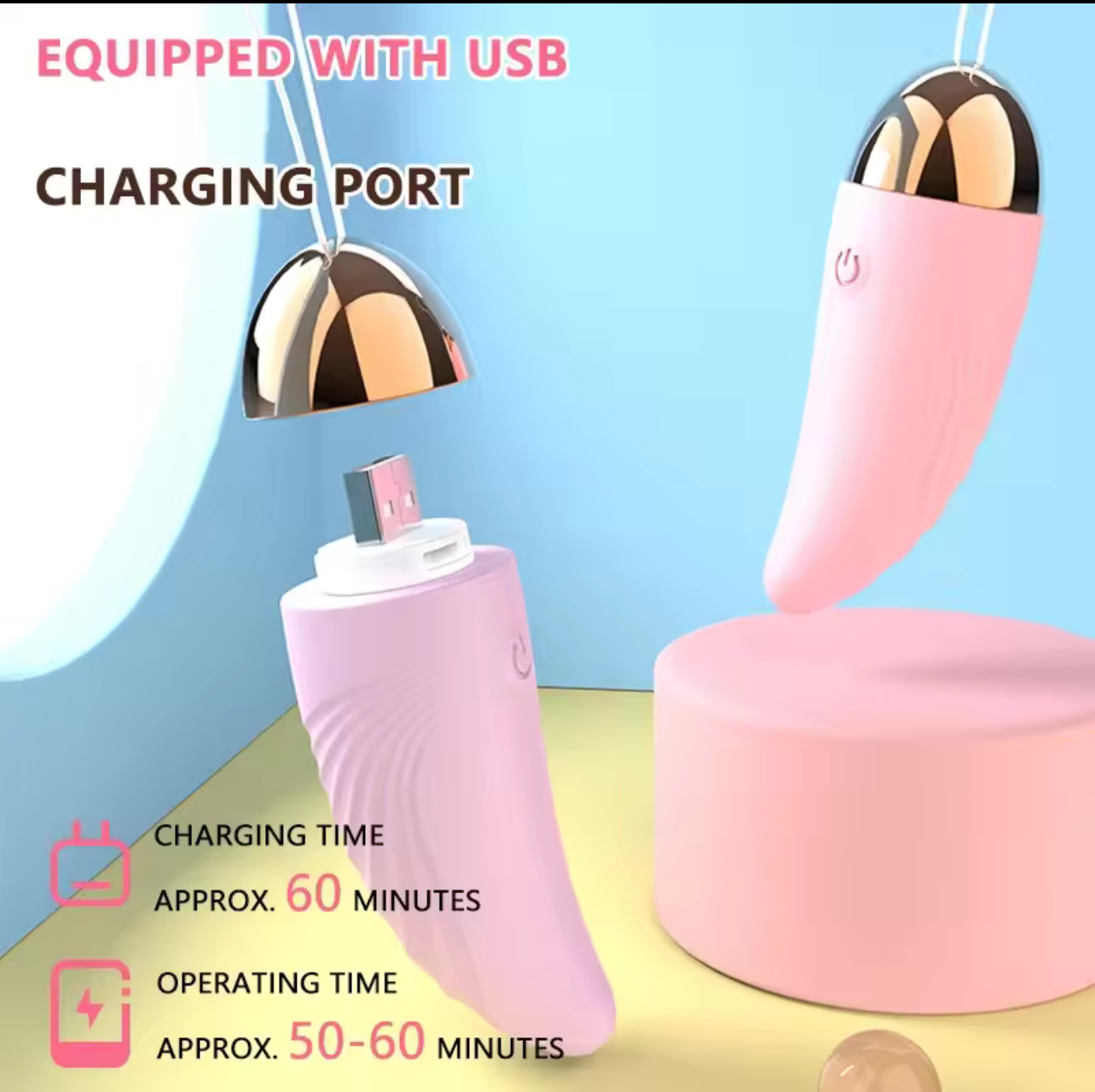 Portable USB Rechargeable Massager