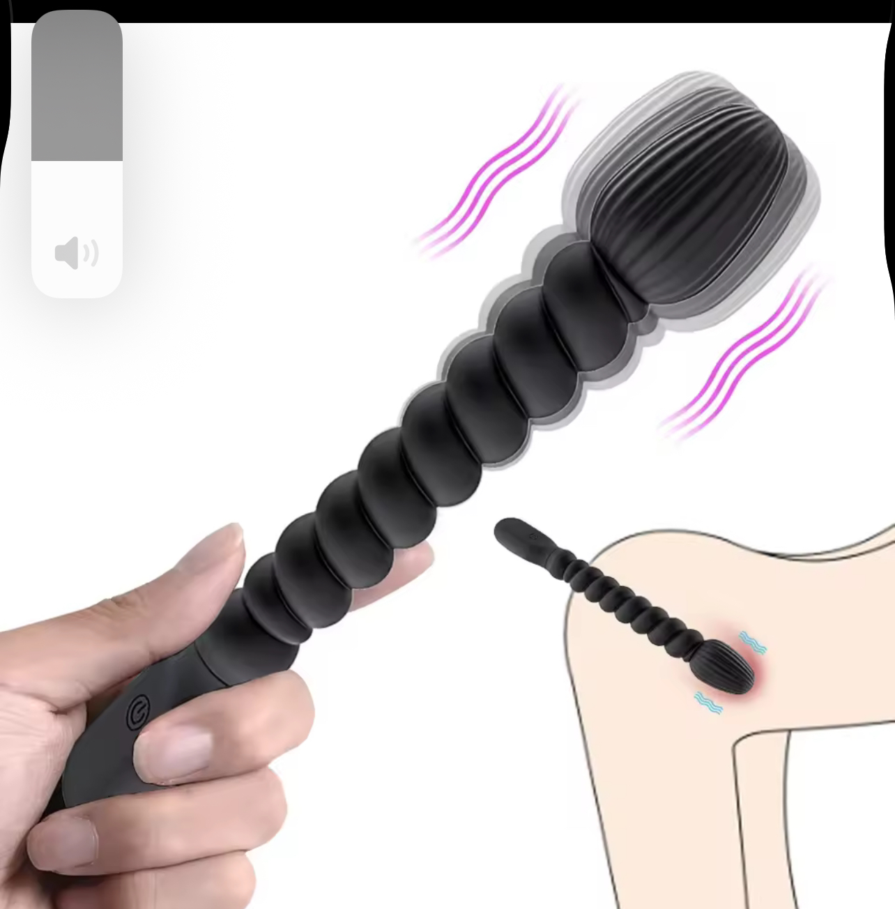 Remote Control Vibrating Anal Beads