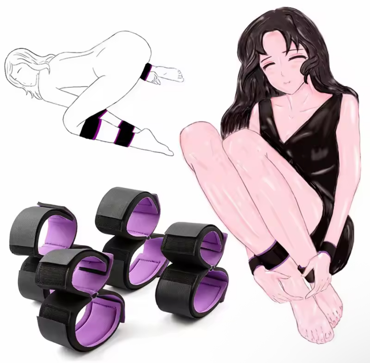 Adjustable Waist and Thigh Trimmer Set