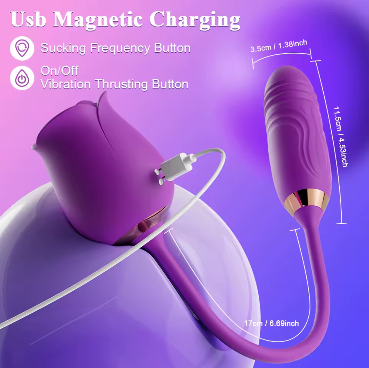 Rose Clitoral Vibrator