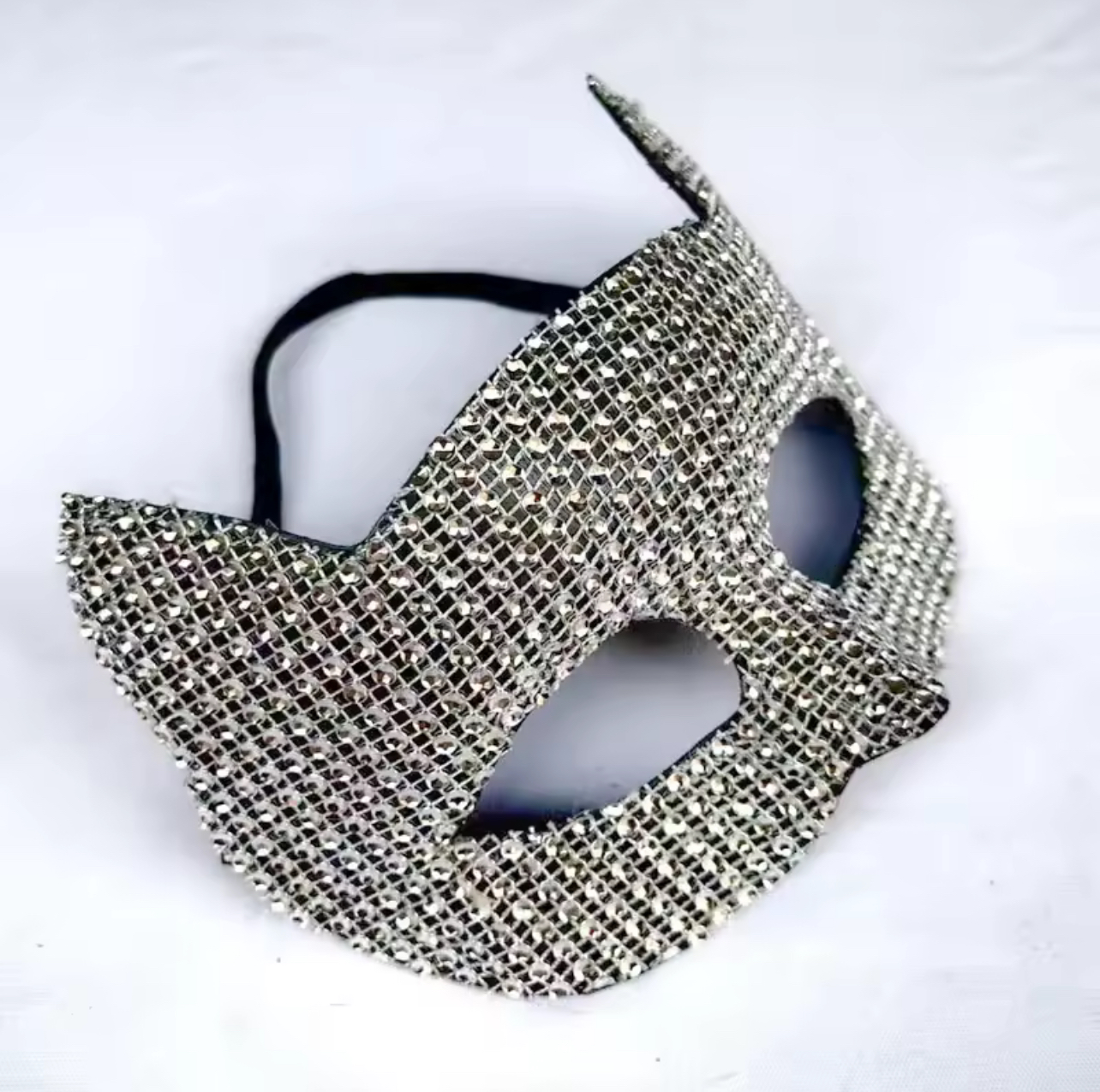 Sequin Cat Costume Mask