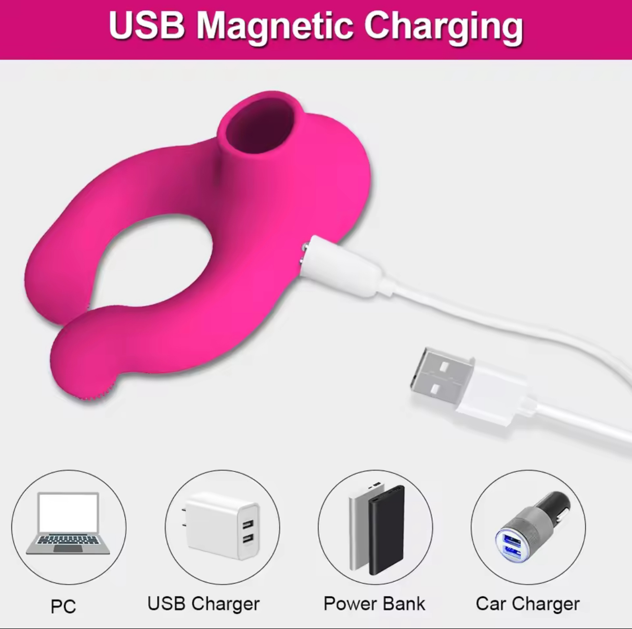 Dual Function Suction and Vibration Massager