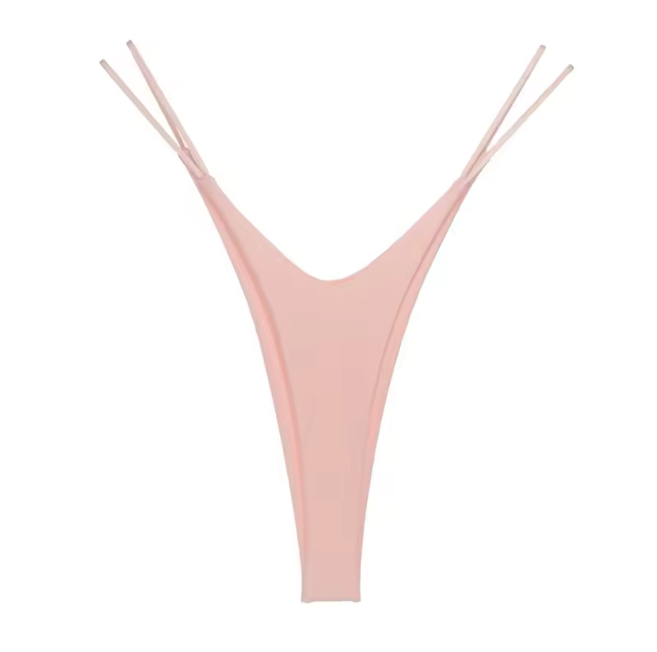 Black Micro String Bikini Bottom