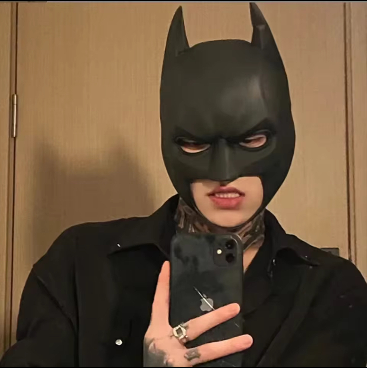 Bat Mask Headgear Latex Material Adult 