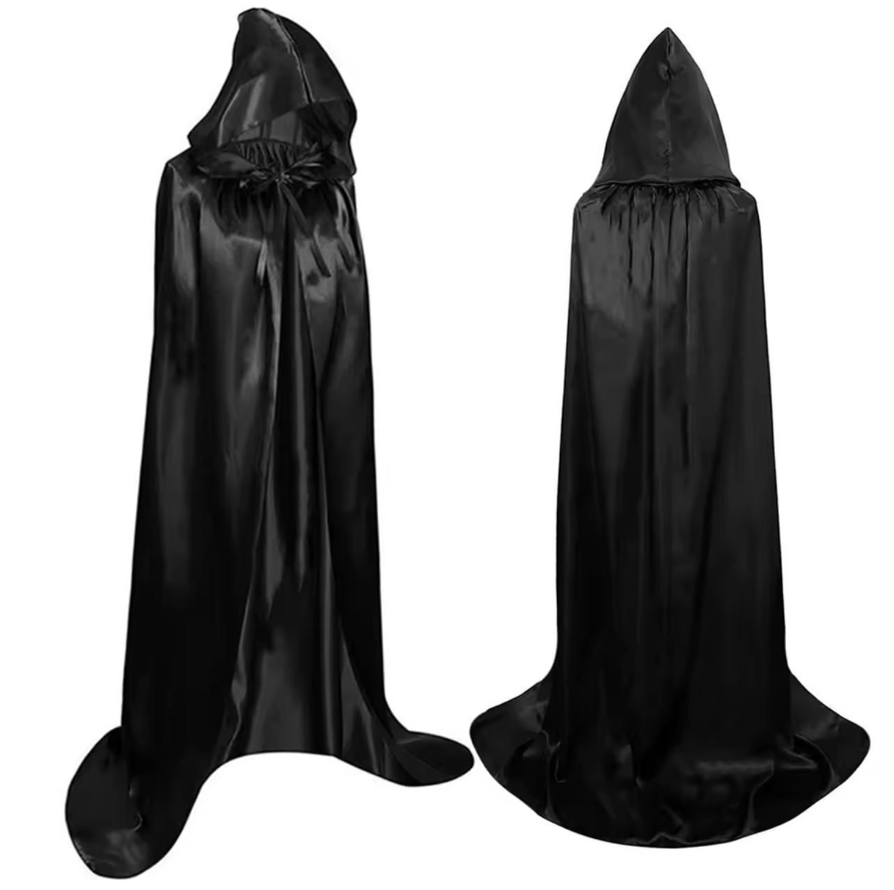 Black Hooded Cloak