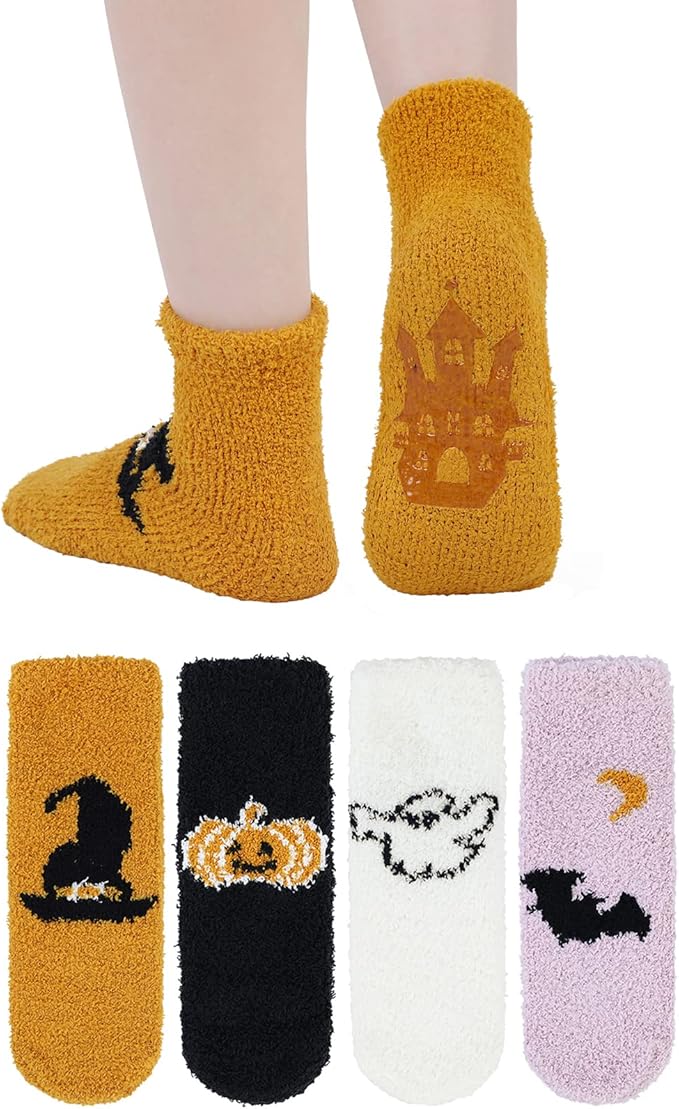 Socks Microfiber 3-8 Pairs Home Socks For Christmas
