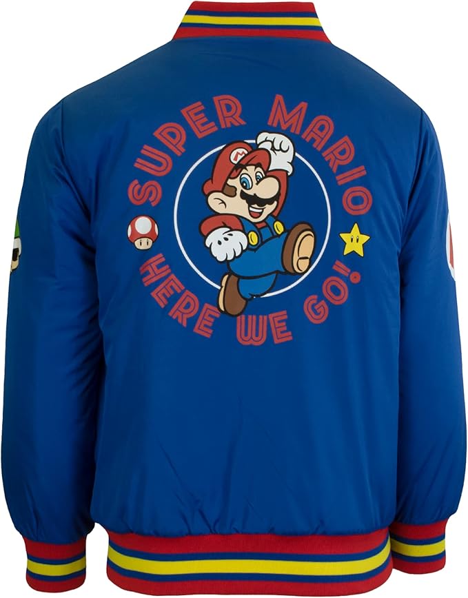 Nintendo Super Mario Kids Bomber Jacket