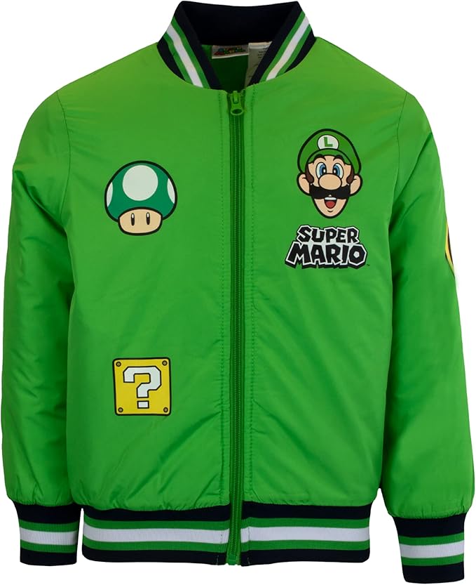 Nintendo Super Mario Kids Bomber Jacket