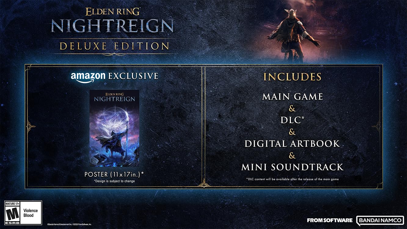 ELDEN RING NIGHTREIGN PS5 Amazon Exclusive Deluxe Edition