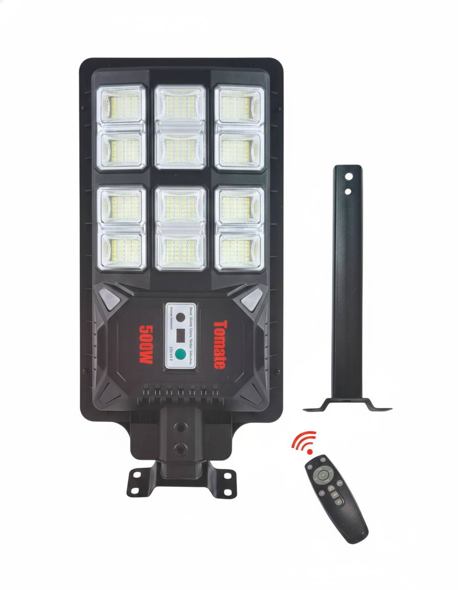 Reflector Solar LED 500W Tomate TO-SZ625 – Iluminación Inteligente y Ahorro Total