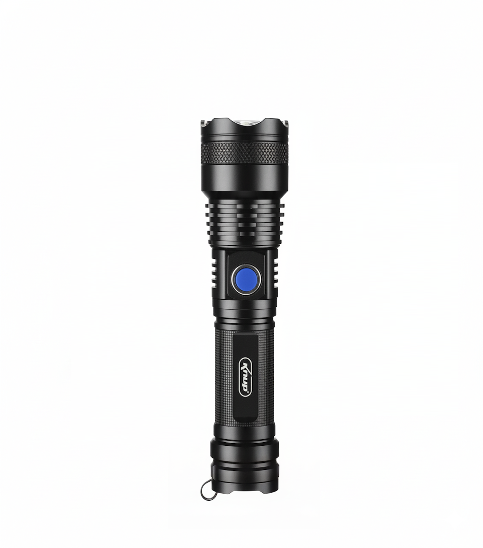 Linterna Táctica Recargable Knup YW-K8532 con Zoom y Batería Incorporada 🔦
