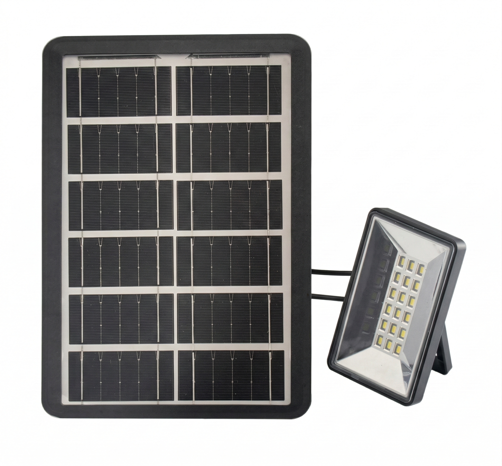 Panel Solar Portátil con Lámpara LED – Tomate TO-1611S