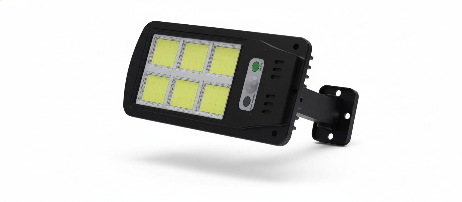 Lampara Solar Tomate TO-L006 | Iluminación Pública con Sensor de Movimiento 🚶‍♂️ y Control Remoto