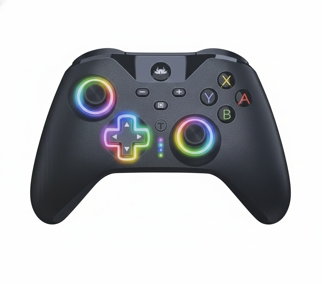 Mando Inalámbrico KNUP KP-SP062 RGB para N-Switch/PC/Mac/Android/iOS