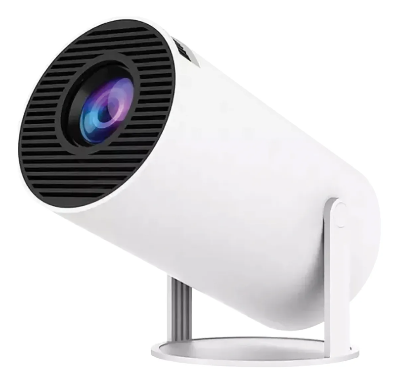 Proyector Portátil 4k 4500 Lm Con Wifi Bluetooth Android 11 Blanco