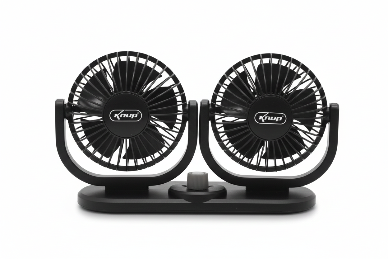 Mini Ventilador doble para auto KNUP VT03