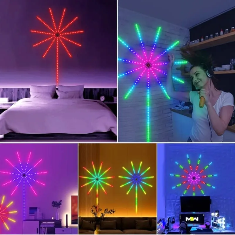 Tira de Luces LED RGB "Fuegos Artificiales" LEAG SZ-D1932 