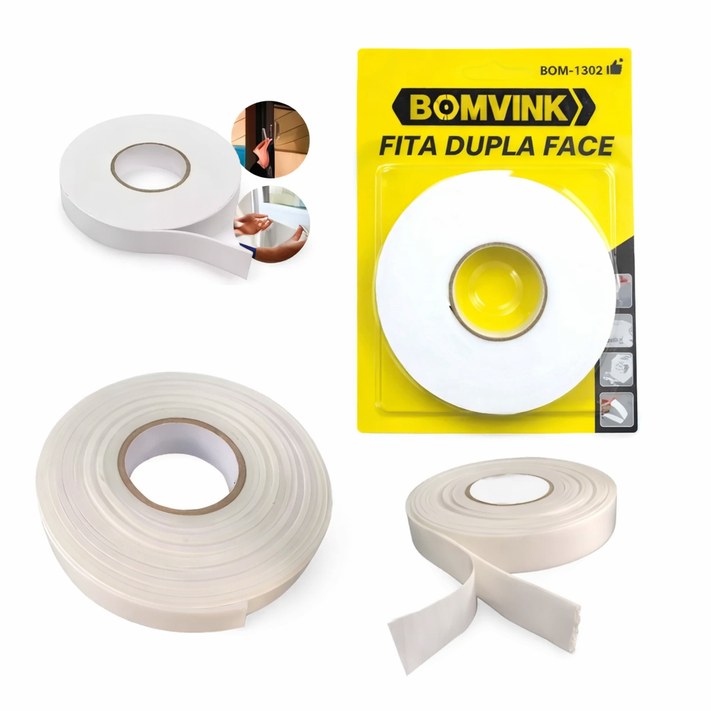 Cinta Bifaz de Montaje Bomvink BOM-1302 | Fuerte y Práctica 🏠