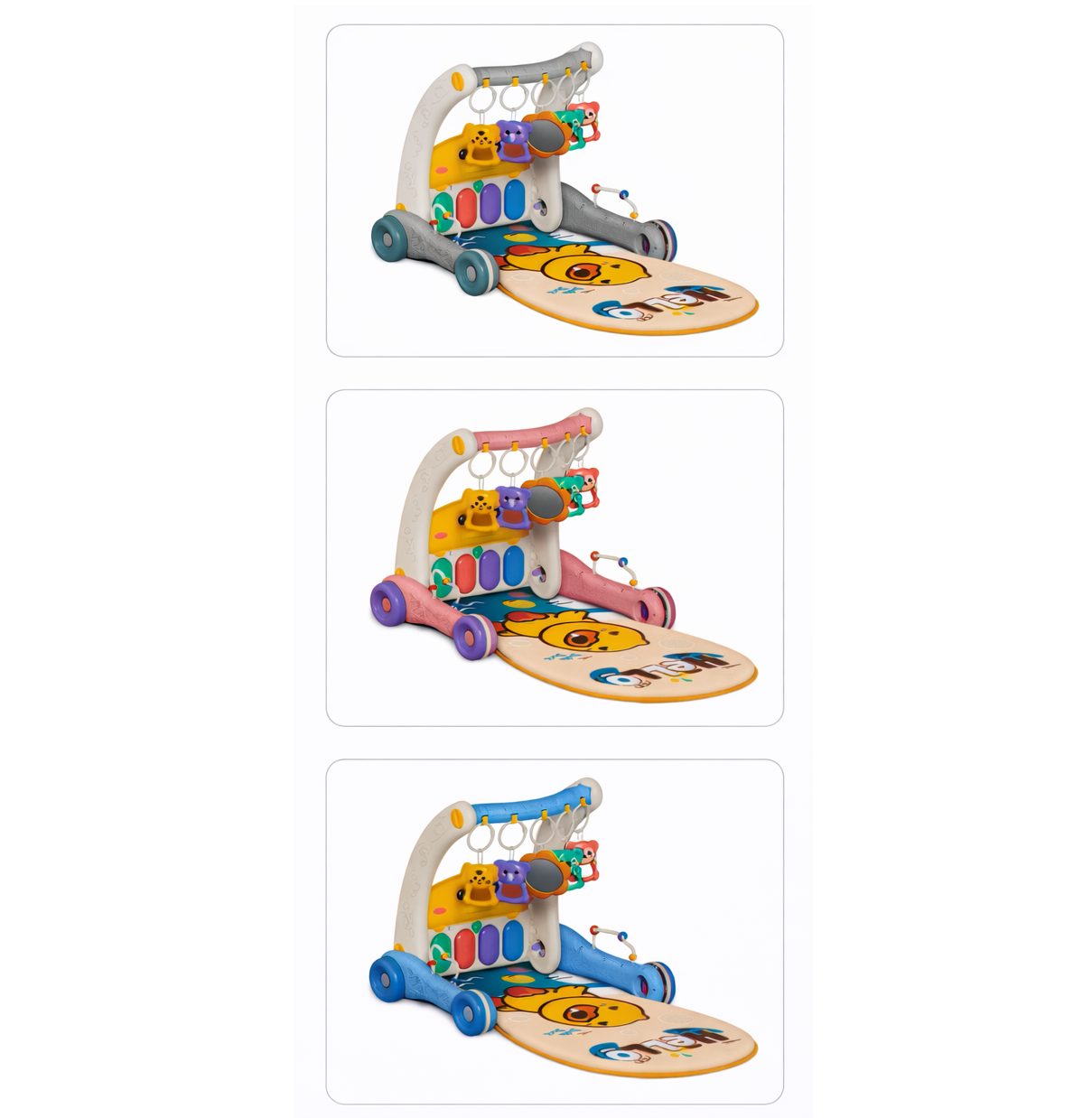 Gimnasio 2 en 1: Piano Musical y Caminador para Bebés