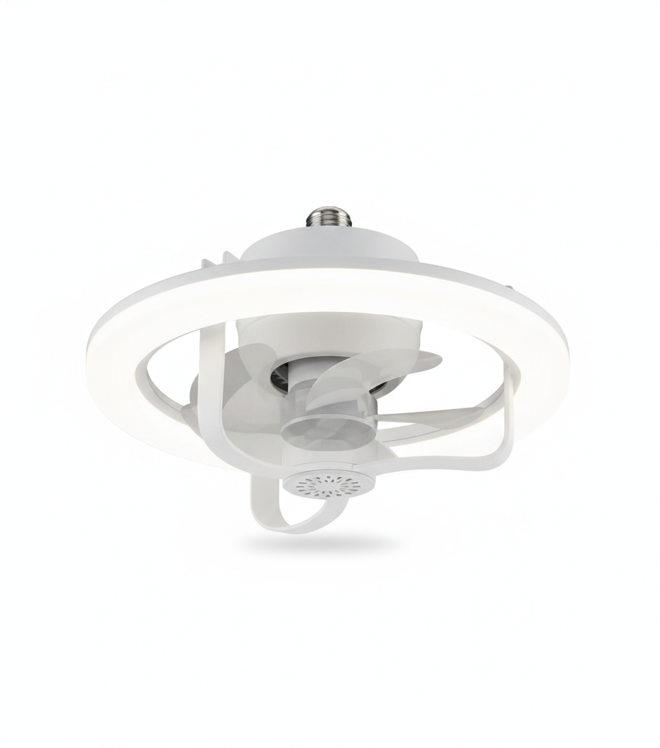 Lámpara Ventilador LED 100W – ¡Aire, Luz y Aroma en Uno!