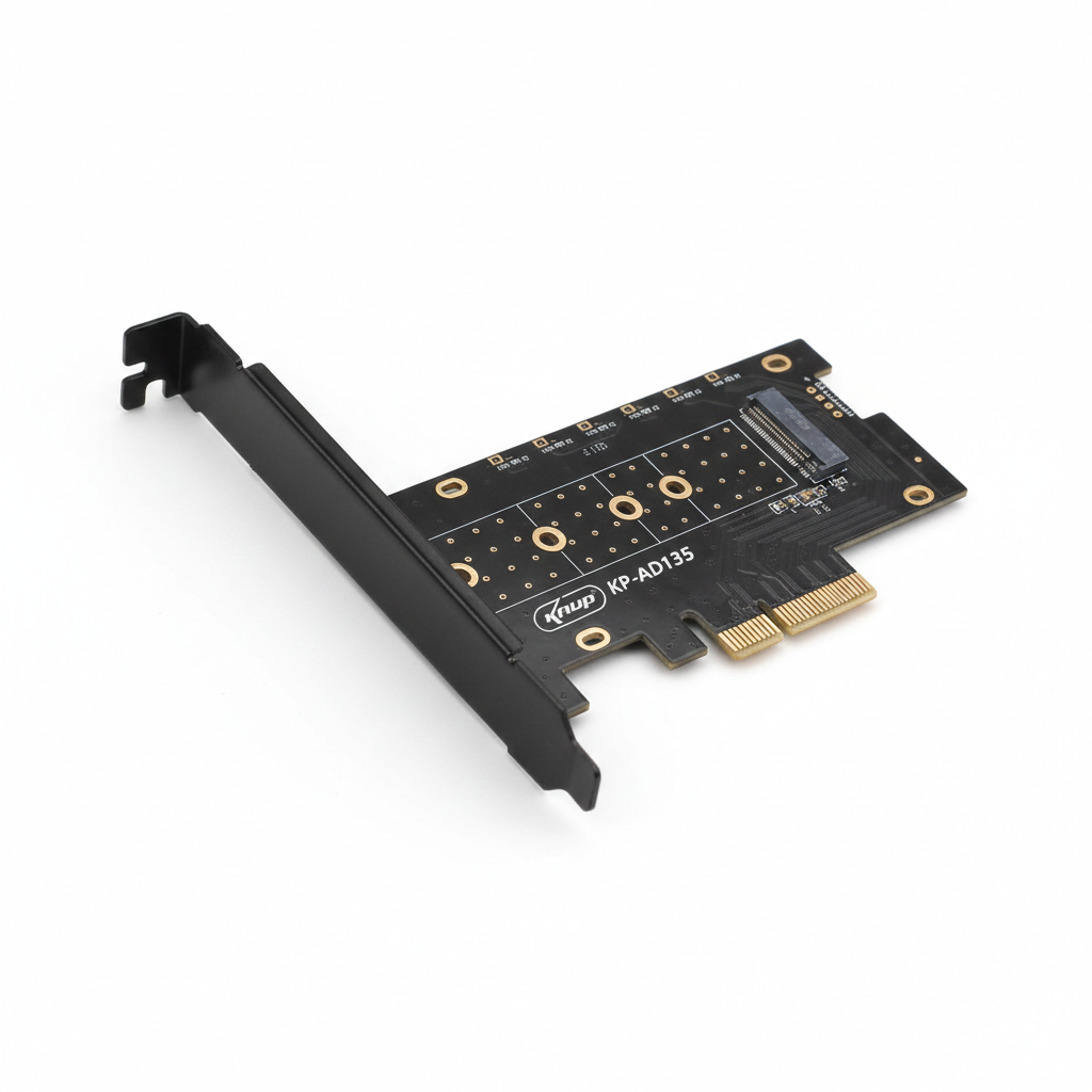 Placa Adaptadora Knup KP-AD135 | PCIe a SSD M.2 NVMe