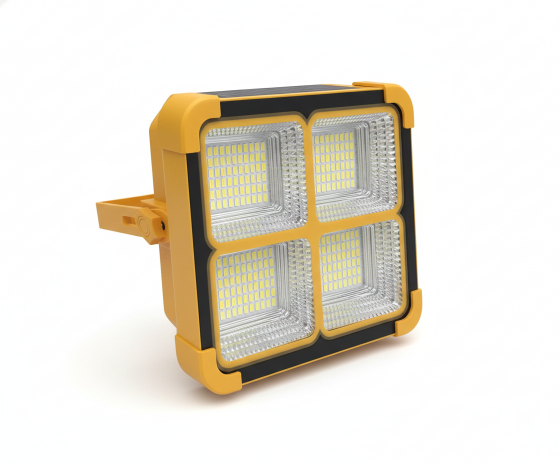 Reflector LED Solar Tomate L-33-400W: Portátil con Carga Solar y 6000mAh