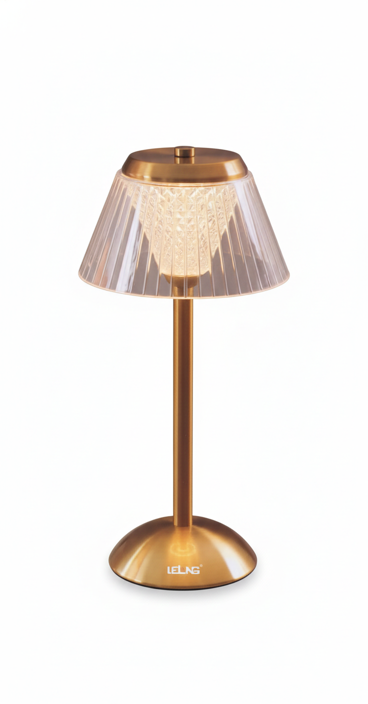 Lámpara de Mesa LED Inalámbrica Lelong SZ-GD3114 – Elegancia y Versatilidad