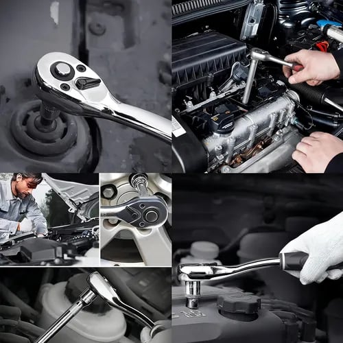 Set Tubos Llave Crique 1 / 2 Pulgada 12 Piezas Cromo Vanadio