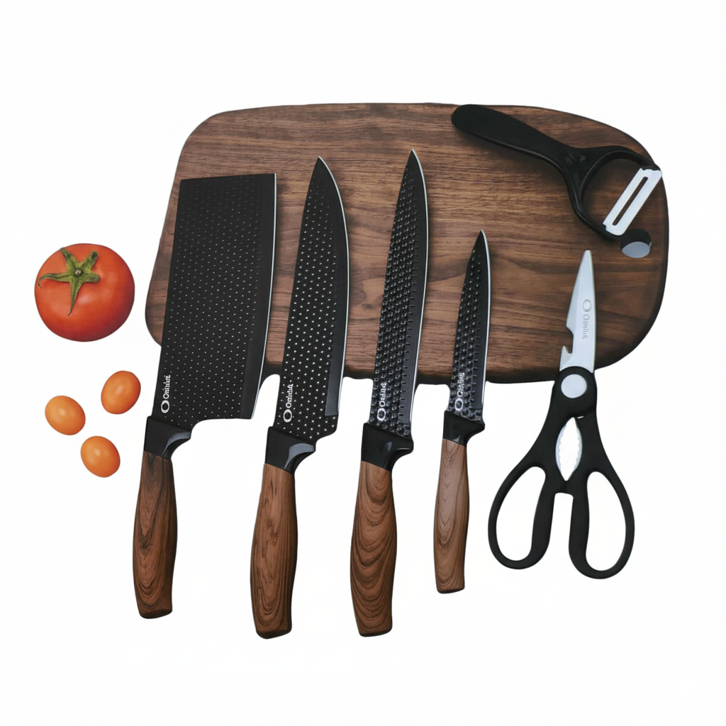Conjunto de Cuchillos Onistek ON-LD012 - ¡6 Piezas Esenciales para Tu Cocina!