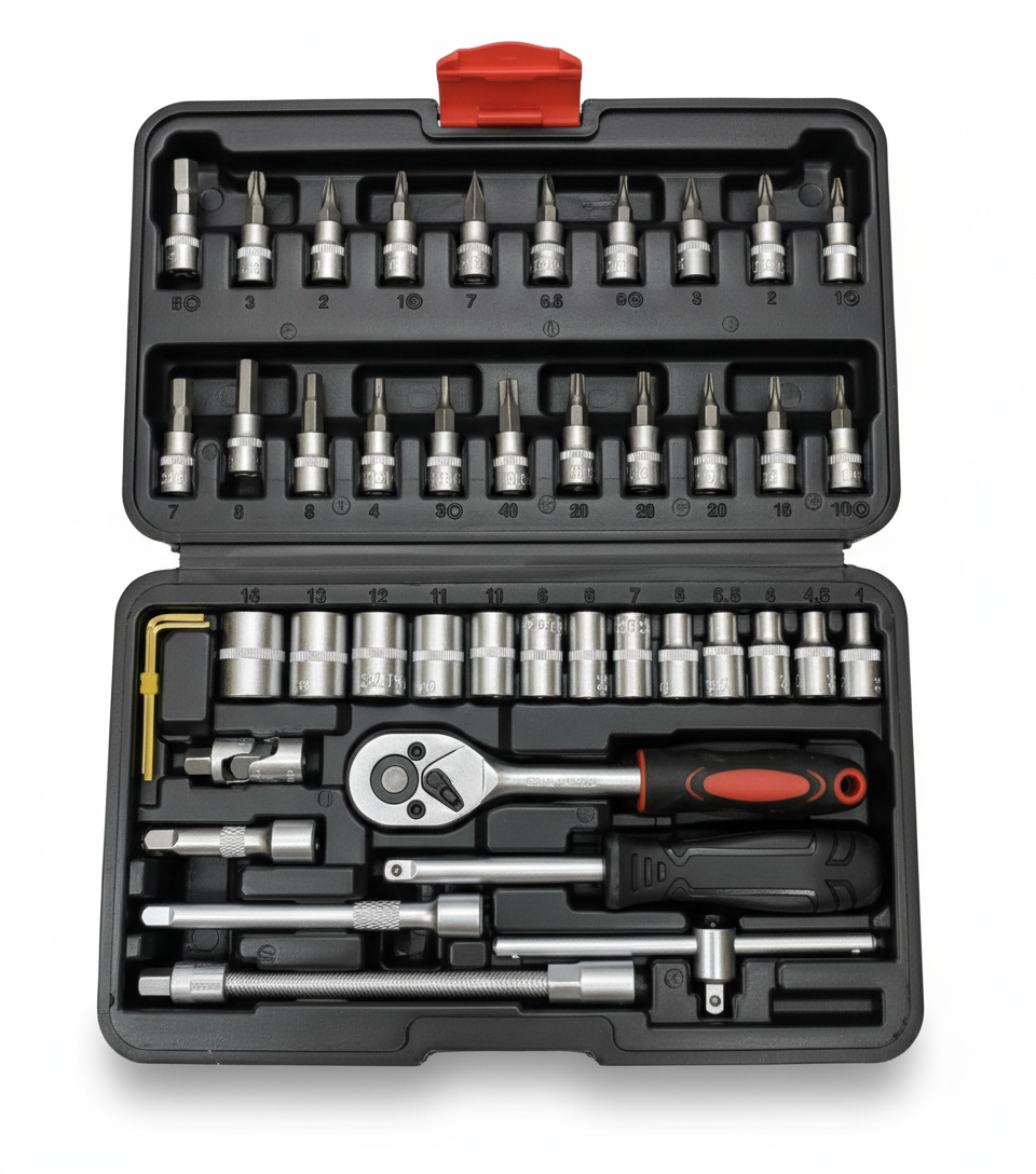 Set de Herramientas Jin Feng 46 Piezas – Profesional y Portátil