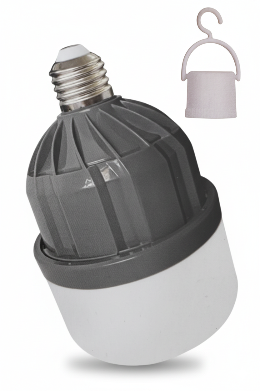 Lámpara de Emergencia LED Lelong E27 60W Recargable - 3000mAh