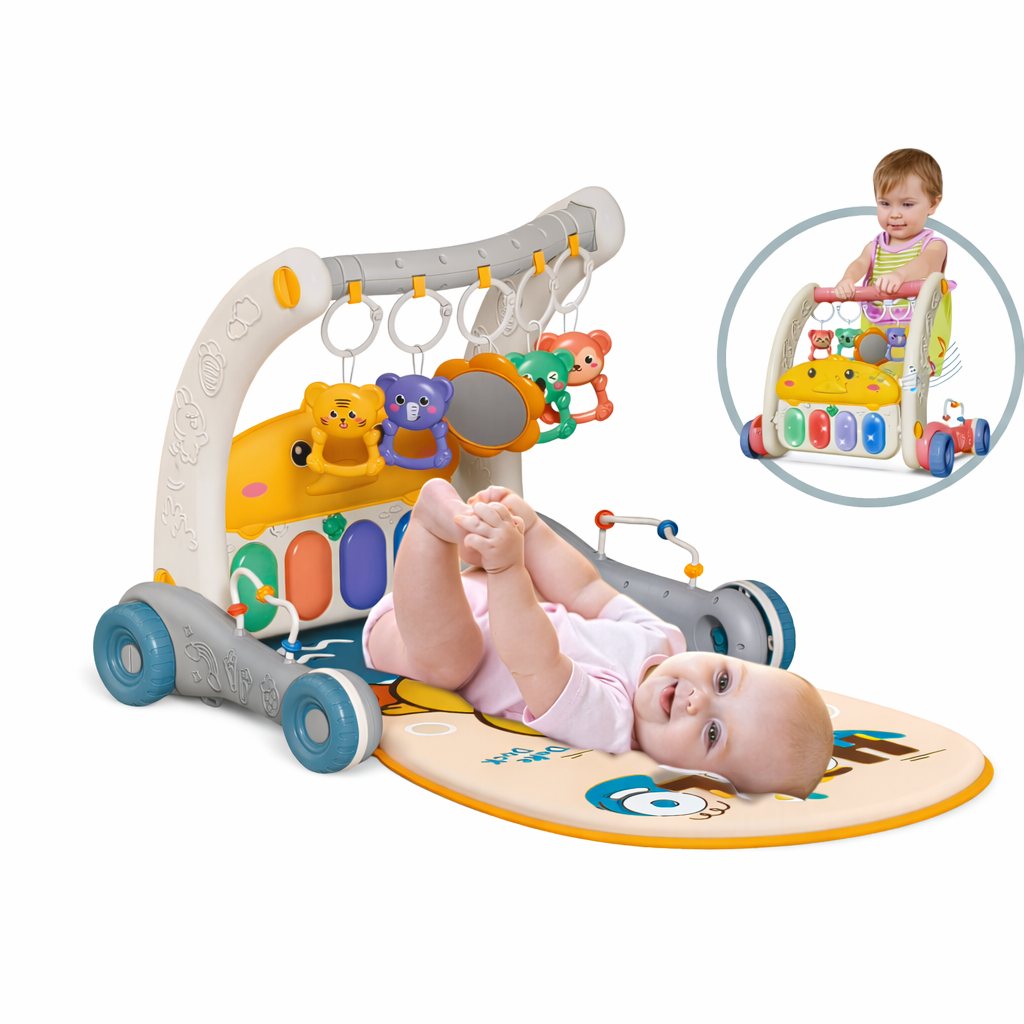 Gimnasio 2 en 1: Piano Musical y Caminador para Bebés