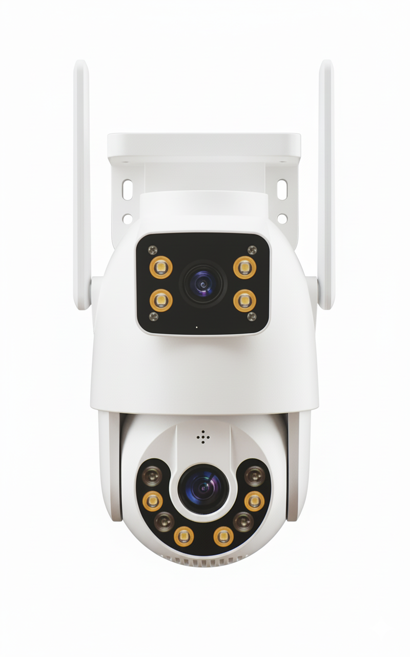 Camara Seguridad doble cámara WiFi Tomate SC-Y3009W
