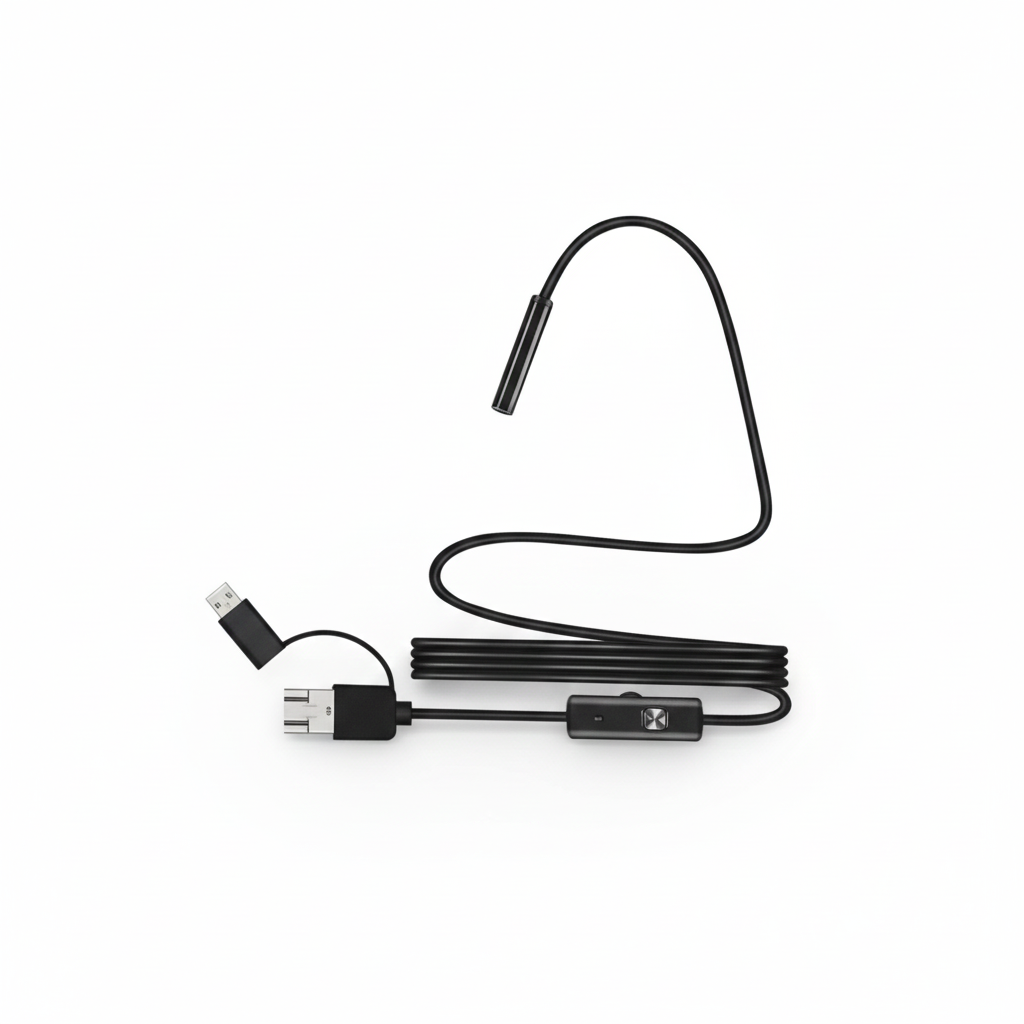 Cámara Sonda Endoscópica Oberon 2m - HD, Impermeable IP67 para PC y Android