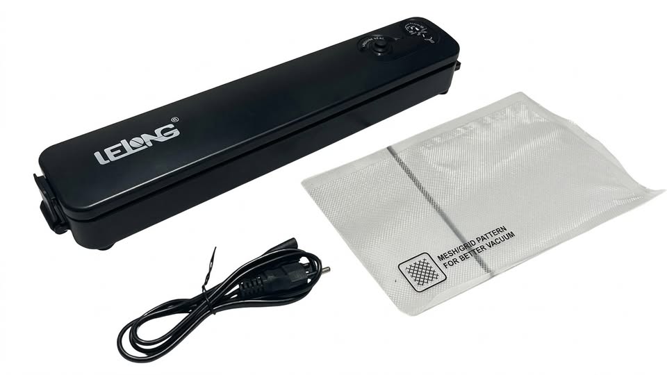 Selladora De Alimentos Al Vacio Vacuum Sealer 220v +5 Bolsas