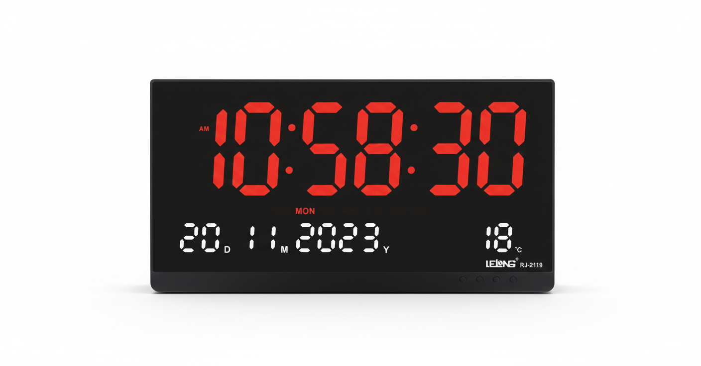 Reloj Digital LED de Pared/Mesa LeLong RJ-2119